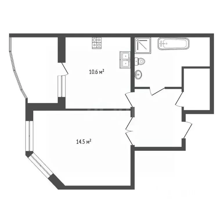 1-к кв. Московская область, Ленинский городской округ, Дрожжино пгт ш. ... - Фото 2