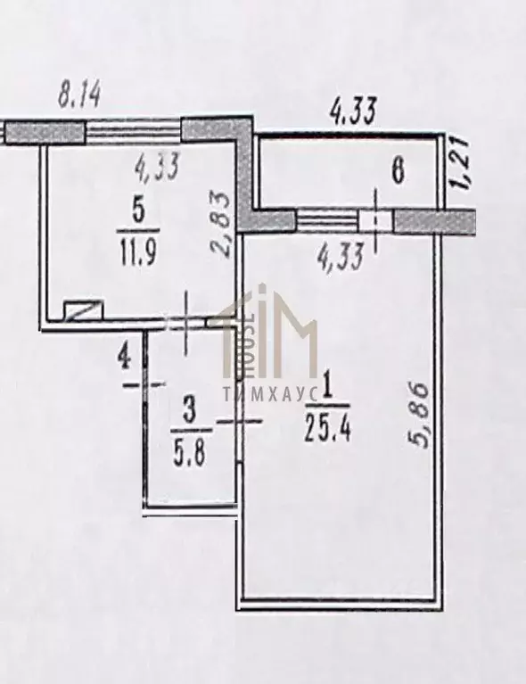 1-к кв. Омская область, Омск ул. Дианова, 20к2 (53.0 м) - Фото 1