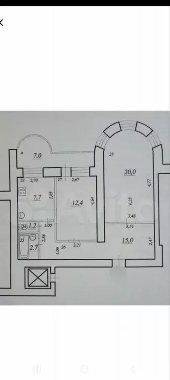 2-к кв. Самарская область, Самара Енисейская ул., 60 (64.0 м) - Фото 0