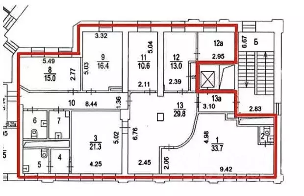 Офис в Москва ул. Большая Якиманка, 17/2С1 (208 м) - Фото 0