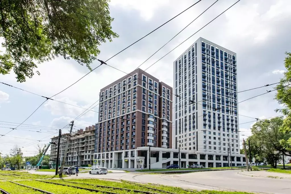 1-к кв. Хабаровский край, Хабаровск ул. Джамбула, 3 (45.0 м) - Фото 0