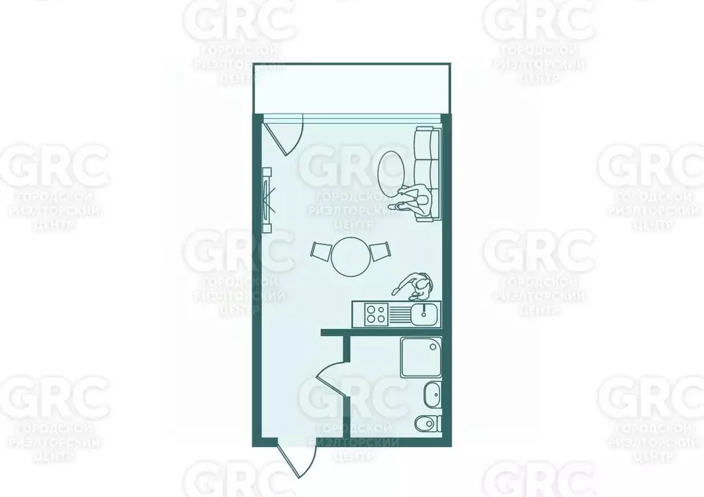 Студия Краснодарский край, Сочи городской округ, Дагомыс пгт ул. ... - Фото 2