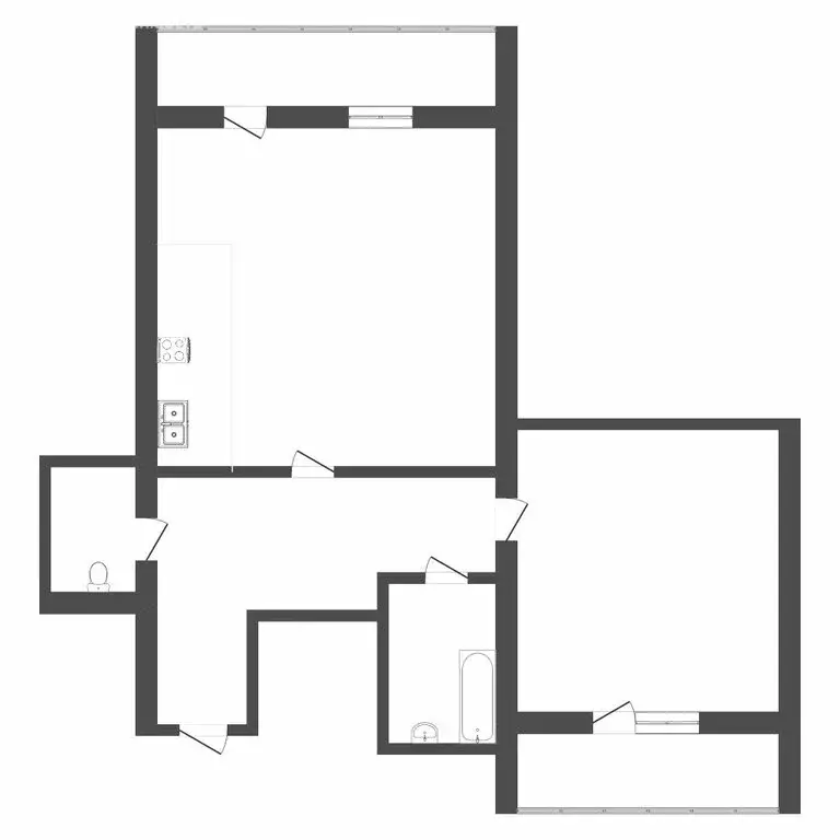 2-комнатная квартира: Тюмень, улица Николая Фёдорова, 6к1 (77.8 м) - Фото 1