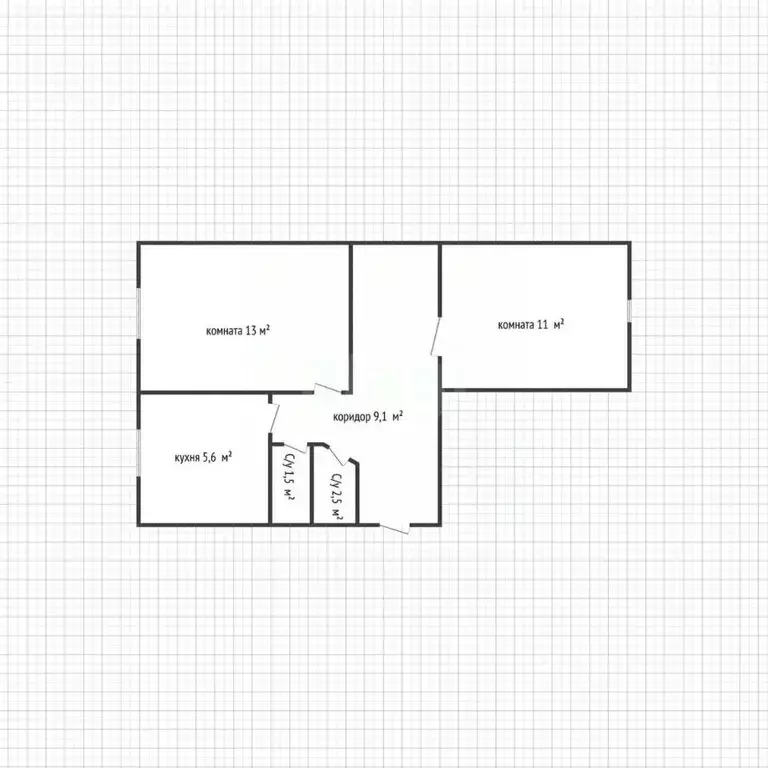 2-к кв. Адыгея, Майкоп ул. Димитрова, 11/2 (42.7 м) - Фото 2