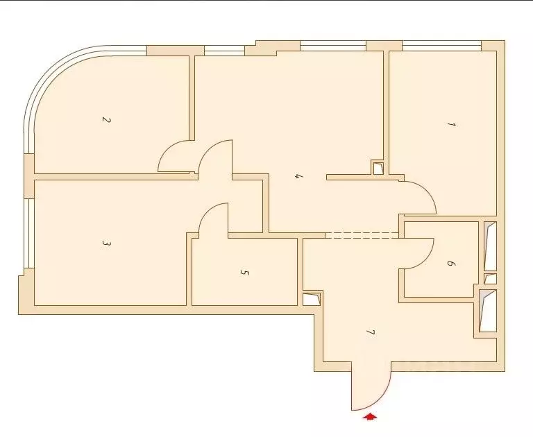 3-к кв. Москва ул. Василия Ланового, 7с1 (90.0 м) - Фото 2