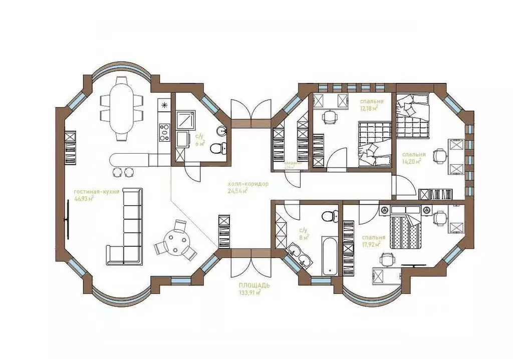Дом в Курская область, Курский район, Моковский сельсовет, д. Гремячка ... - Фото 2