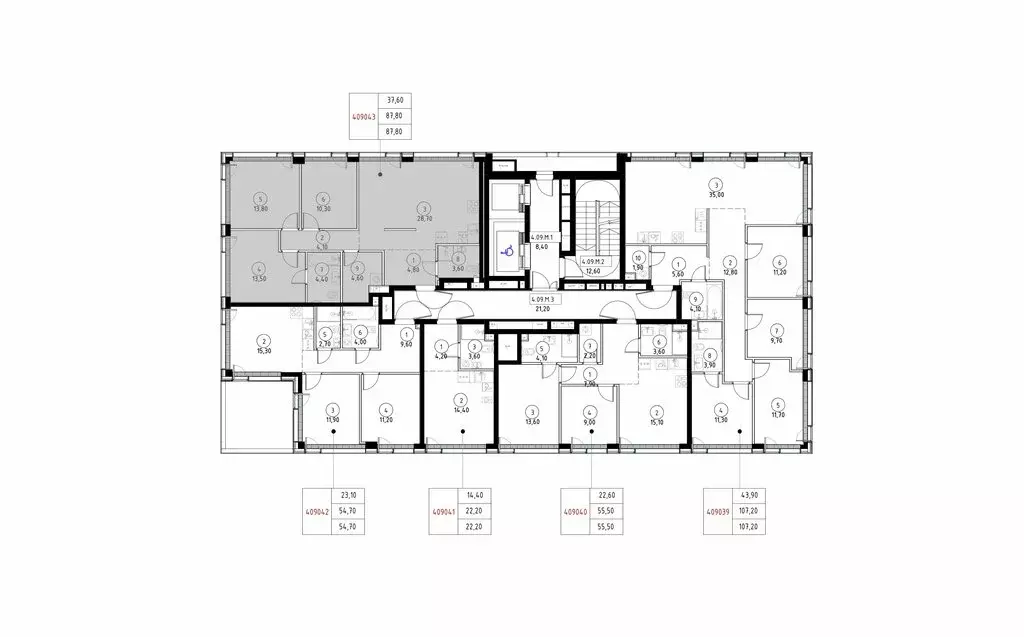 3-комнатная квартира: Москва, жилой комплекс Веер (87.8 м) - Фото 1