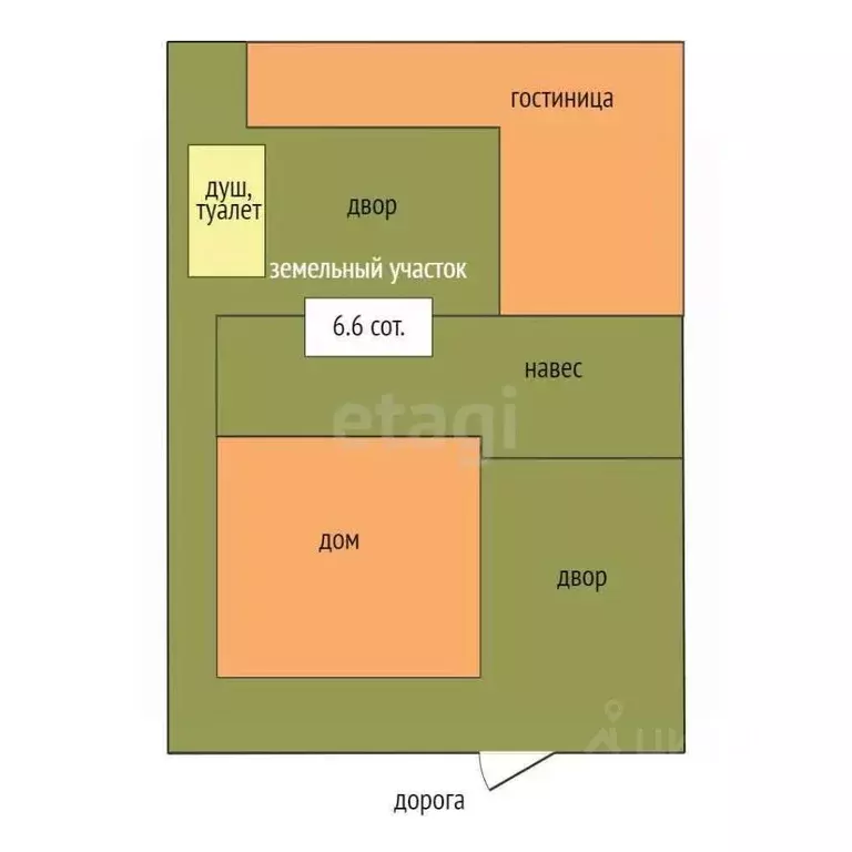 Дом в Краснодарский край, Анапа муниципальный округ, с. Витязево ул. ... - Фото 2