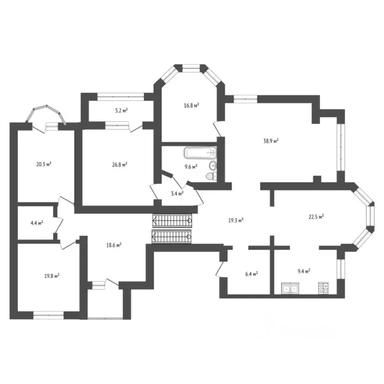 4-к кв. Тюменская область, Тюмень Севастопольская ул., 10к1 (233.7 м) - Фото 2