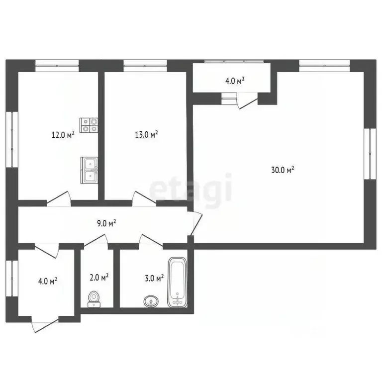 2-к кв. Краснодарский край, Новороссийск ул. Варна, 3 (76.9 м) - Фото 2