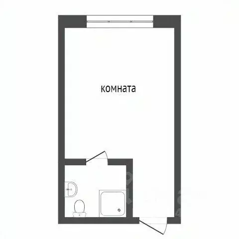 Студия Бурятия, Улан-Удэ Солнечная ул., 4 (22.0 м) - Фото 2