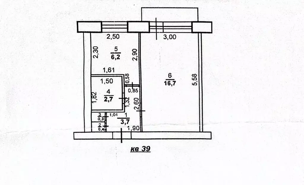 1-к кв. Оренбургская область, Оренбург Салмышская ул., 16 (30.0 м) - Фото 1