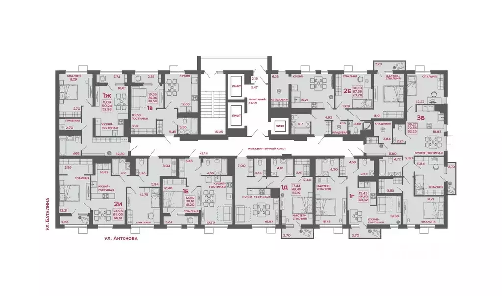 3-к кв. Пензенская область, Пенза Микрорайон Новобережье жилой ... - Фото 2
