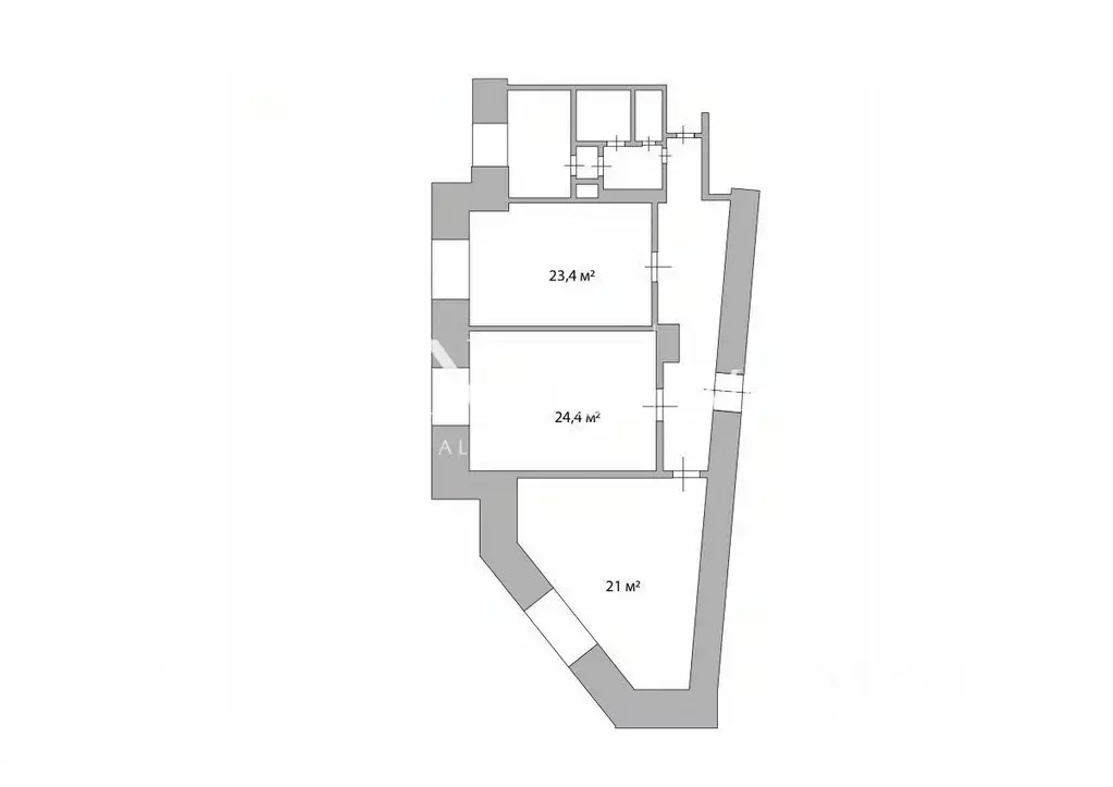 3-к кв. Москва Смоленская наб., 2А (103.0 м) - Фото 1