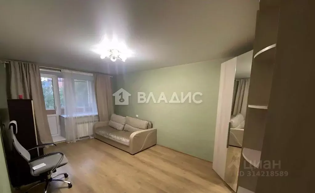 1-к кв. Нижегородская область, Нижний Новгород ул. Ларина, 5А (31.6 м) - Фото 0