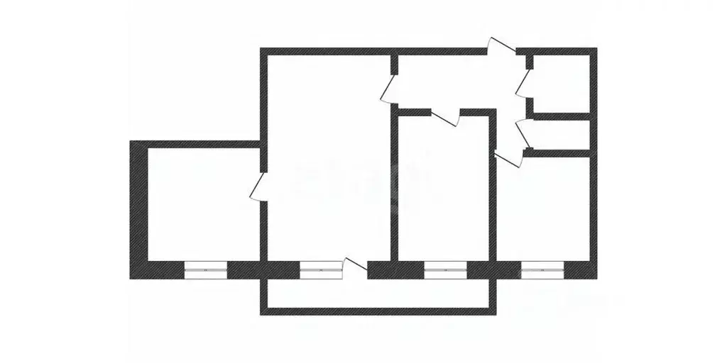 3-к кв. Курганская область, Курган ул. Гоголя, 114 (53.0 м) - Фото 2