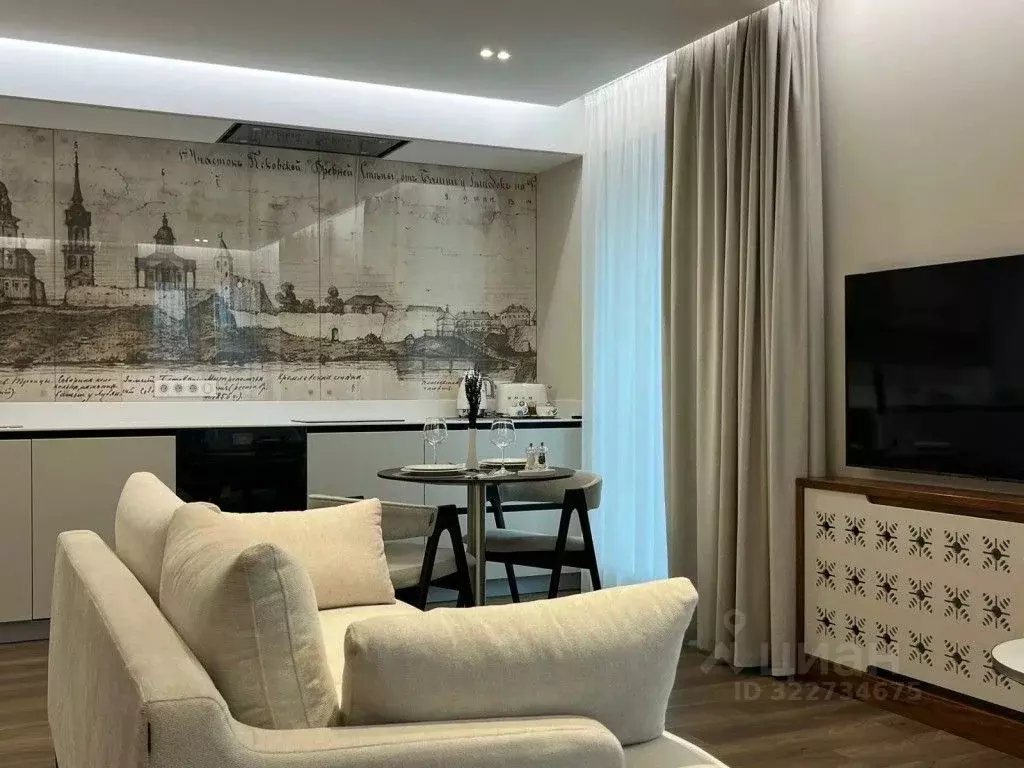 1-к кв. Псковская область, Псков Ольгинская наб., 5А (58.0 м) - Фото 2