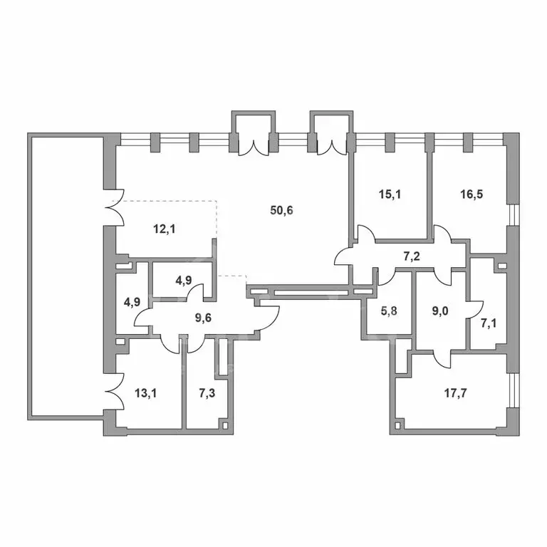 5-комнатная квартира: Москва, улица Костикова, 4к3 (279 м) - Фото 1