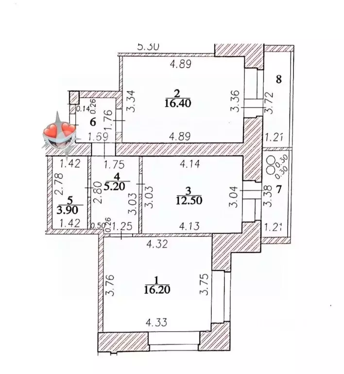 2-к кв. Чувашия, Чебоксары ул. Бориса Семеновича Маркова, 8к3 (65.5 м) - Фото 1