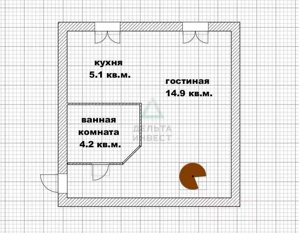 3-к кв. Башкортостан, Уфа ул. Степана Халтурина, 57 (69.1 м) - Фото 1