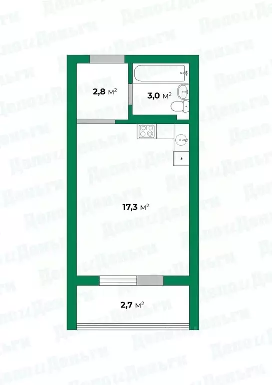 Студия Кировская область, Киров Московская ул., 207 (23.1 м) - Фото 0