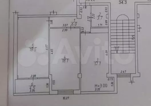 2-к. квартира, 68 м, 5/7 эт. - Фото 0