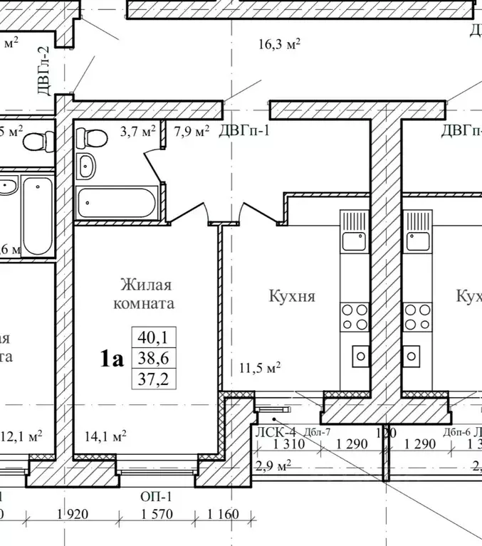 1-к кв. Тамбовская область, Тамбов городской округ, с. Бокино пер. ... - Фото 2
