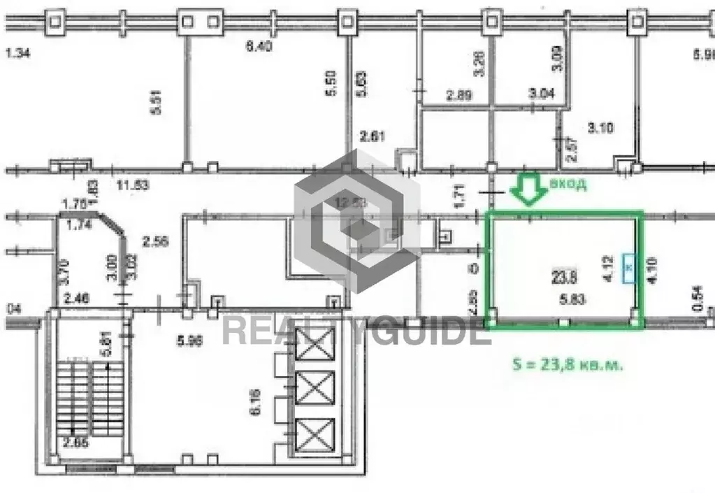 Офис в Москва ул. Кулакова, 20к1 (24 м) - Фото 1