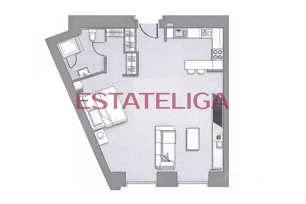 1-к кв. Москва ул. Петровка, 26С3 (40.0 м) - Фото 2