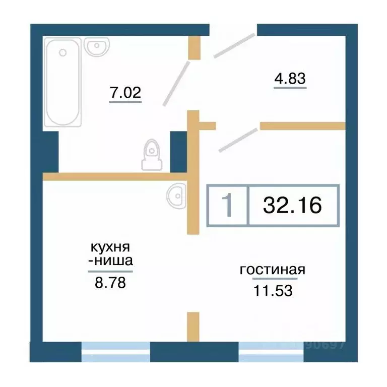 1-к кв. Красноярский край, Красноярск Нанжуль-Солнечный мкр, ... - Фото 0