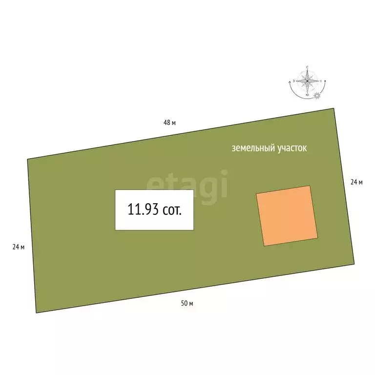 Дом в Быстровский сельсовет, посёлок Тула, Школьная улица (20.1 м) - Фото 1