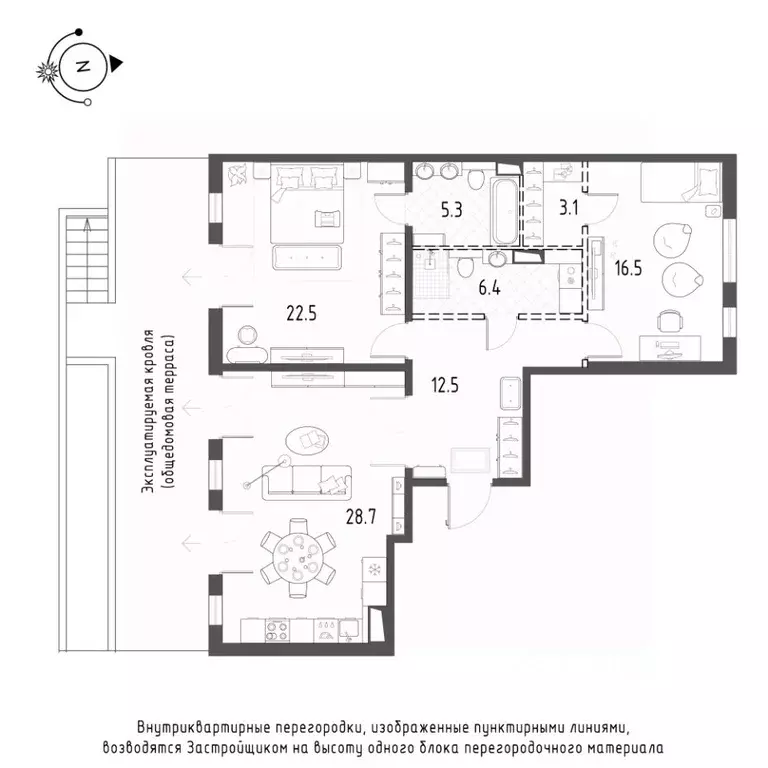 2-к кв. Санкт-Петербург Лисичанская ул., 15 (95.0 м) - Фото 0