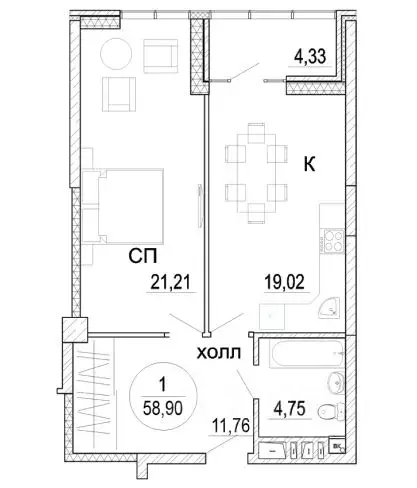 2-к кв. Ростовская область, Ростов-на-Дону ул. Максима Горького, 120 ... - Фото 0