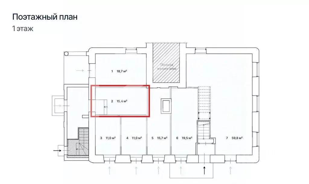 Помещение свободного назначения в Москва Бауманская ул., 33/2С3 (13 м) - Фото 2