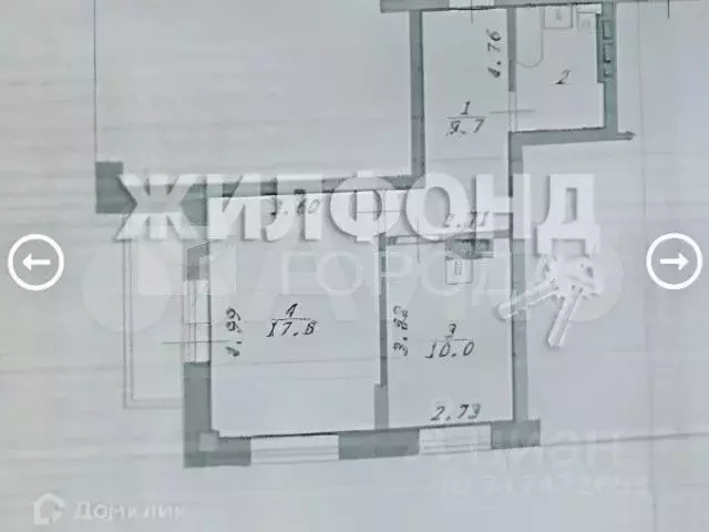 1-к. квартира, 43,1 м, 4/18 эт. - Фото 0