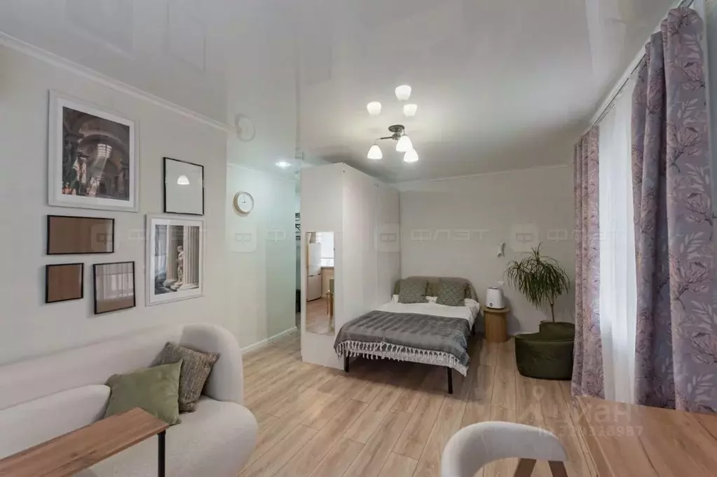 1-к кв. Татарстан, Казань ул. Нурсултана Назарбаева, 43 (31.0 м) - Фото 1