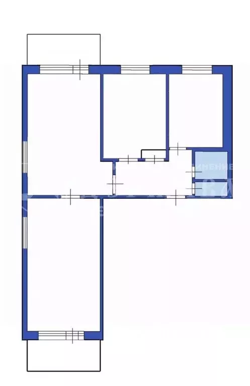3-к кв. Кемеровская область, Кемерово ул. Марковцева, 16А (66.6 м) - Фото 2