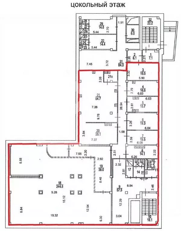 Помещение свободного назначения в Москва Электрозаводская ул., 27С9 ... - Фото 2