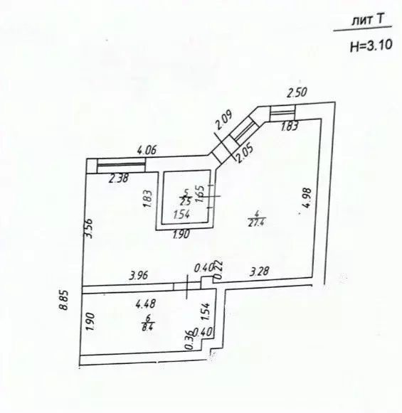 2-к кв. Краснодарский край, Анапа ул. 40 лет Победы, 3с14 (38.3 м) - Фото 2