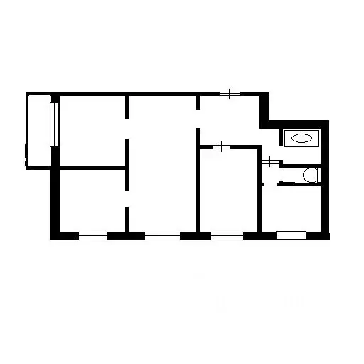 4-к кв. Самарская область, Тольятти Приморский бул., 28 (64.2 м) - Фото 2
