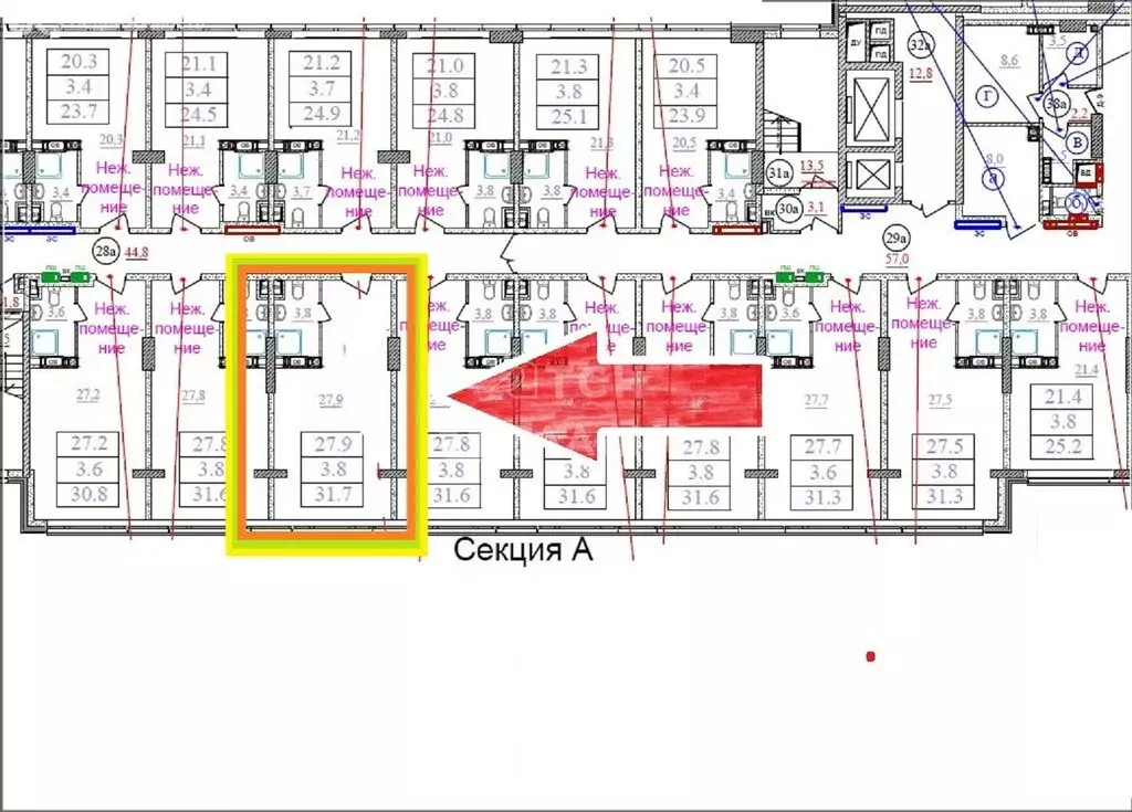 Квартира-студия: Королёв, Октябрьский бульвар, 26 (31.7 м) - Фото 2