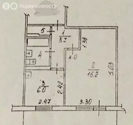 1-комнатная квартира: Набережные Челны, посёлок Сидоровка, улица ... - Фото 1