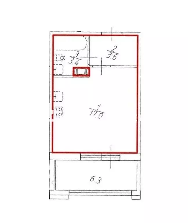Квартира-студия: Санкт-Петербург, Планерная улица, 87к1 (30.3 м) - Фото 1
