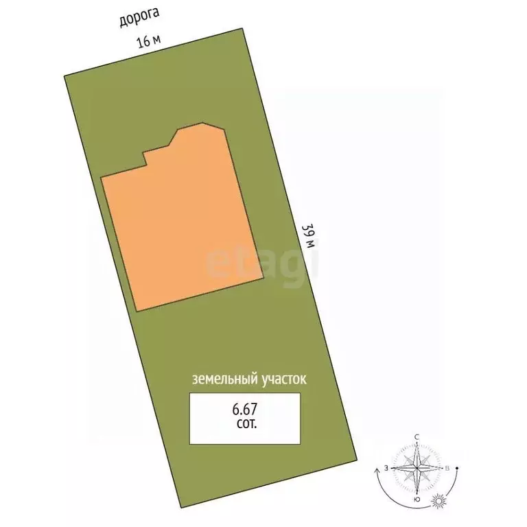 Дом в Ростовская область, Неклиновский район, с. Новобессергеневка ул. ... - Фото 2