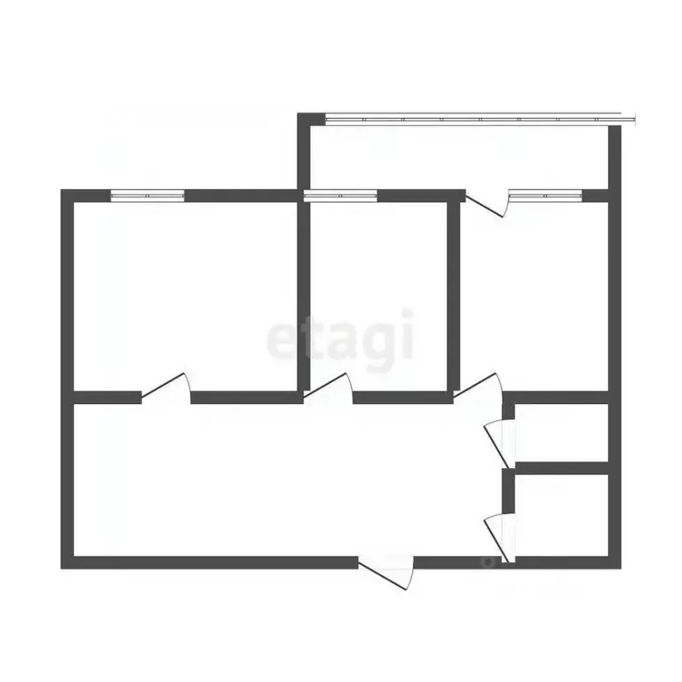 2-к кв. Тульская область, Тула ул. Немцова, 5А (59.5 м) - Фото 2