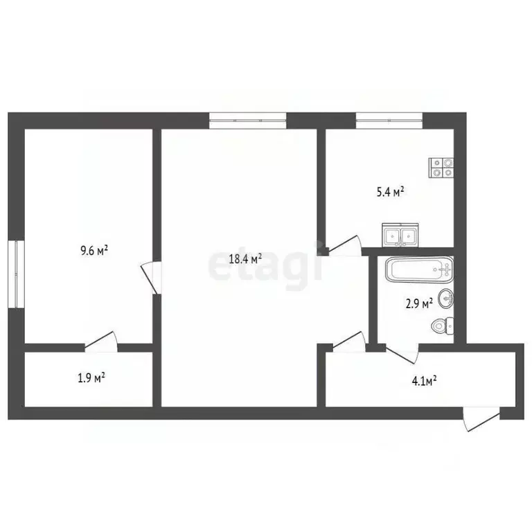 2-к кв. Севастополь, Севастополь, Балаклава г. ул. Василия Жукова, 48 ... - Фото 2