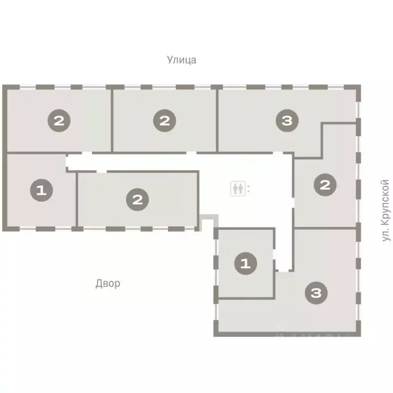 2-к кв. Омская область, Омск  (63.94 м) - Фото 1