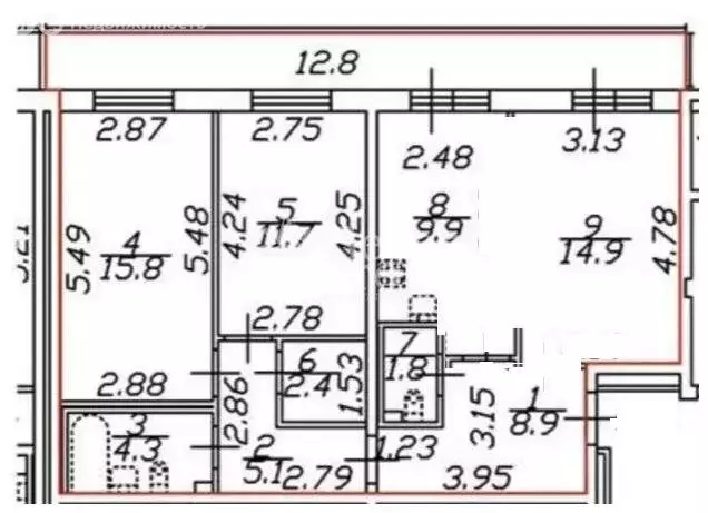 3-комнатная квартира: Санкт-Петербург, Парашютная улица, 42к1 (74.8 м) - Фото 1