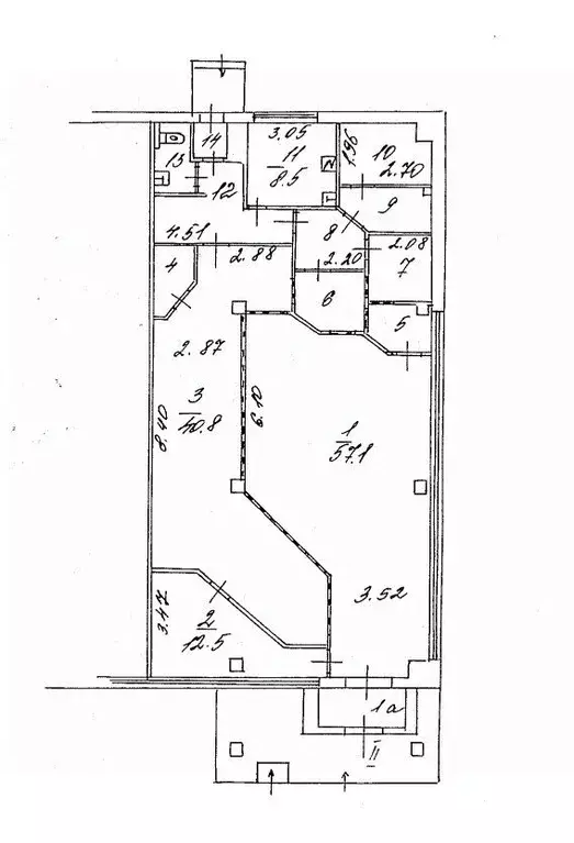 Помещение свободного назначения в Москва Зеленодольская ул., 24 (162 ... - Фото 2