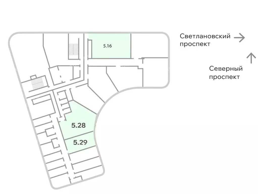 Офис в Санкт-Петербург Академическое муниципальный округ,  (233 м) - Фото 2